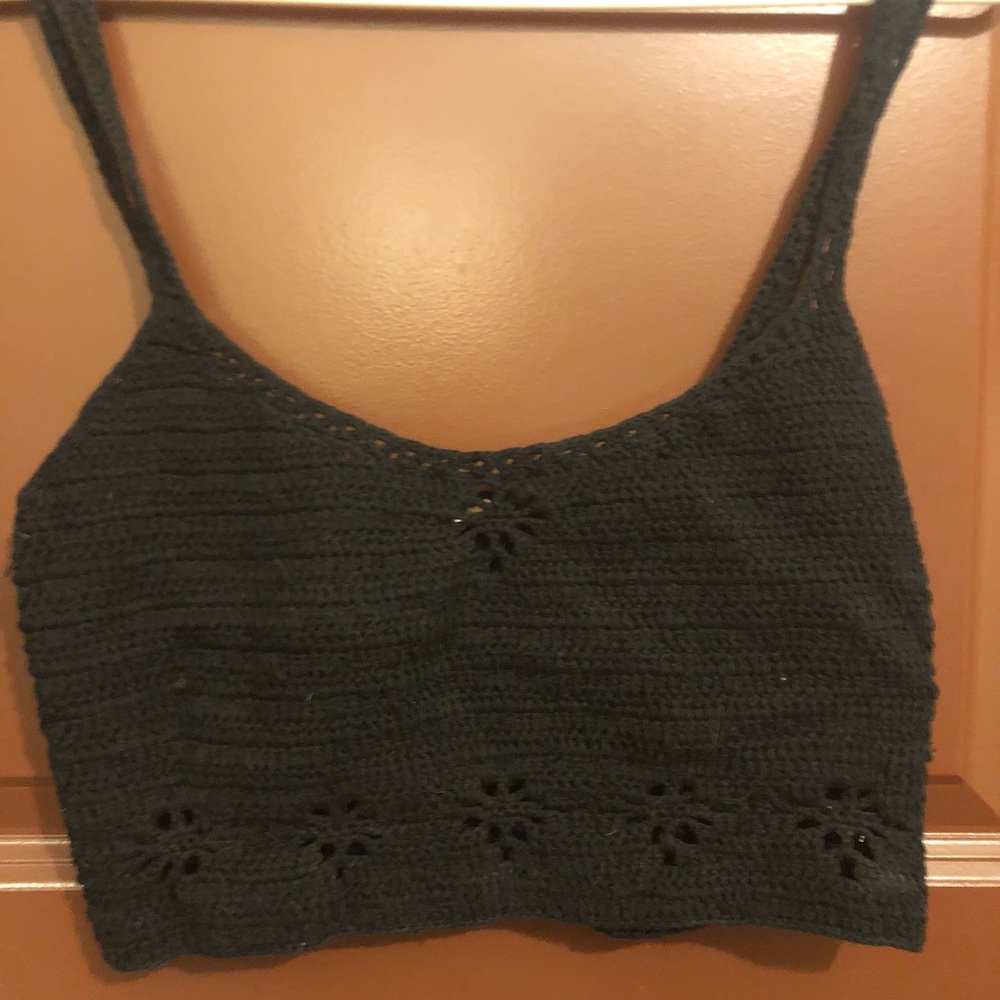 Free People knitted crop top